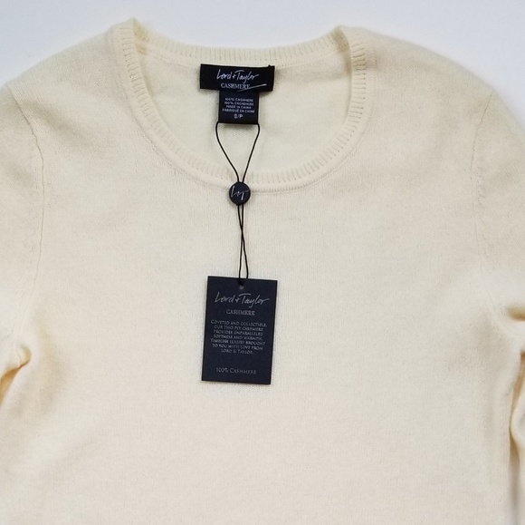 Lord & Taylor Cashmere Sweater - Picture 3 of 9